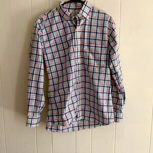Coastal cotton clothing long sleeve button down Men’s size Small made in the USA
